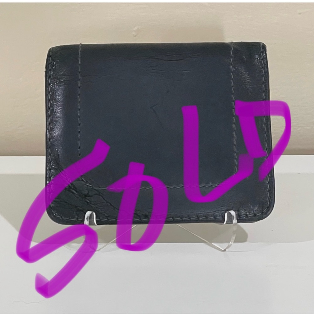 Louis Vuitton Black Leather Wallet